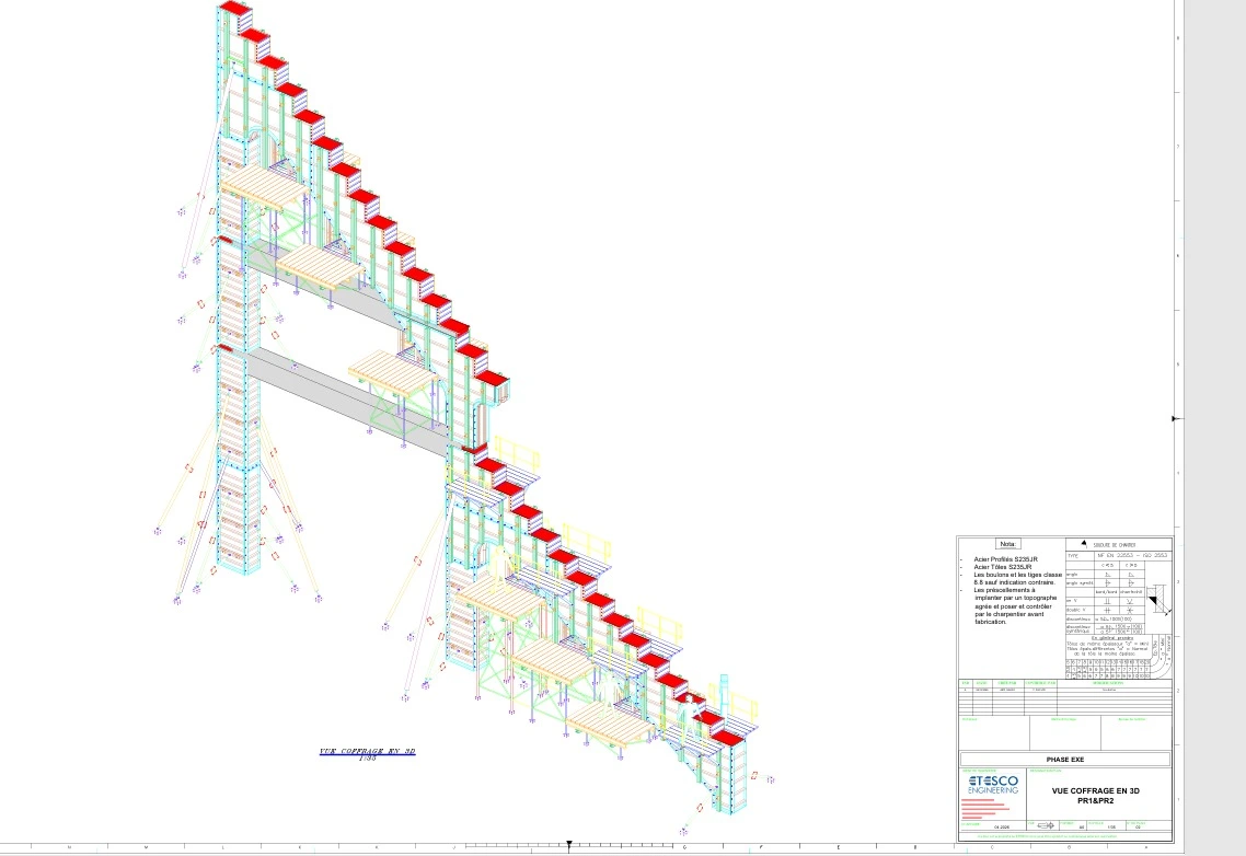 Chantier Charpente Métallique et Construction Métallique au Maroc – RM PRESTATION - ETESCO ENGINEERING