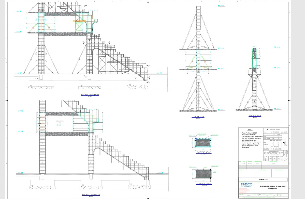 Projet Charpente Métallique et Construction Métallique au Maroc – RM PRESTATION - ETESCO ENGINEERING